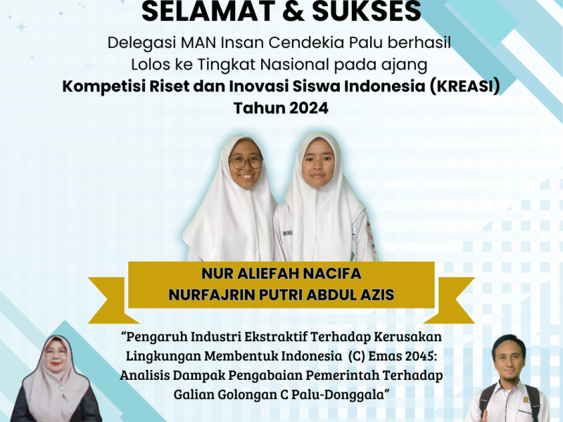 Tim KIR melaju ke tingkat Nasional ajang kreasi